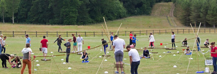 team buildings au vert